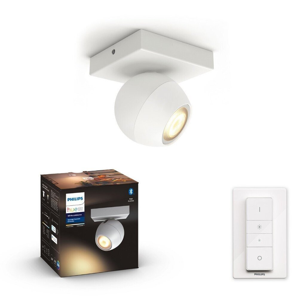 Ühekordne kohtvalgusti Philips Hue white ambience Buckram hind ja info | Lambipirnid, lambid | kaup24.ee