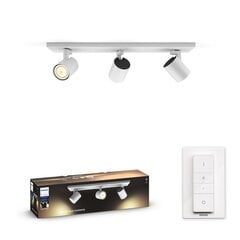 Philips Hue - Connected Runner 3-Spot Light - White Ambience - Bluetooth цена и информация | Потолочные светильники | kaup24.ee