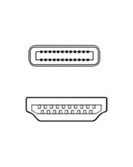 FUJITSU USB-C TO HDMI2.0 ADAPTER hind ja info | USB jagajad, adapterid | kaup24.ee