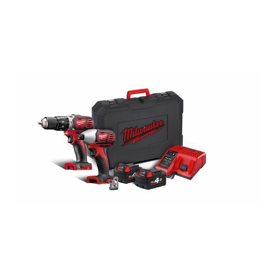 Akutööriistade komplekt Milwaukee M18 BPP2C-402C цена и информация | Akutrellid ja akukruvikeerajad | kaup24.ee