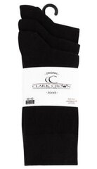 Мужские носки из чесаного хлопка Clark Crown premium, 2138, 3 пары, черные цена и информация | Мужские носки | kaup24.ee