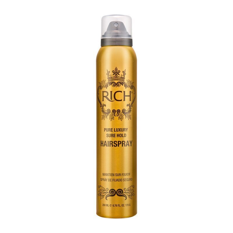 Rich Pure Luxury Sure Hold Hairspray juukselakk 200 ml hind ja info | Viimistlusvahendid juustele | kaup24.ee