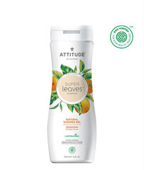 Attitude Super Leaves Energizing Shower Gel Orange Leaves - Ergutav ja toniseeriv dušigeel 473 ml hind ja info | Dušigeelid, õlid | kaup24.ee