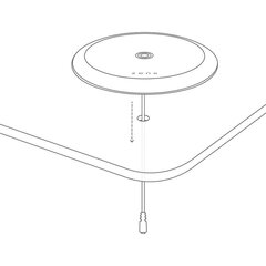 Integreeritav juhtmevaba laadija ZENS DIY Single Play1 10W, valge hind ja info | Mobiiltelefonide laadijad | kaup24.ee