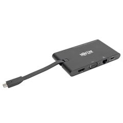 Tripp Lite USB-C Dock U442-DOCK3-B Single Display hind ja info | USB jagajad, adapterid | kaup24.ee