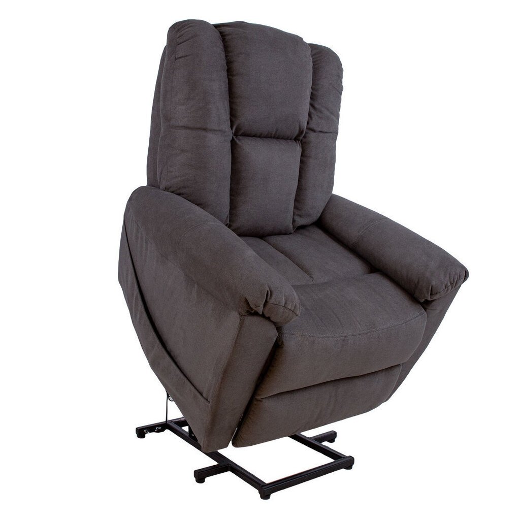 Tugitool Superb, elektriline lift recliner + massaaž, hall hind ja info | Tugitoolid ja tugitoolvoodid | kaup24.ee