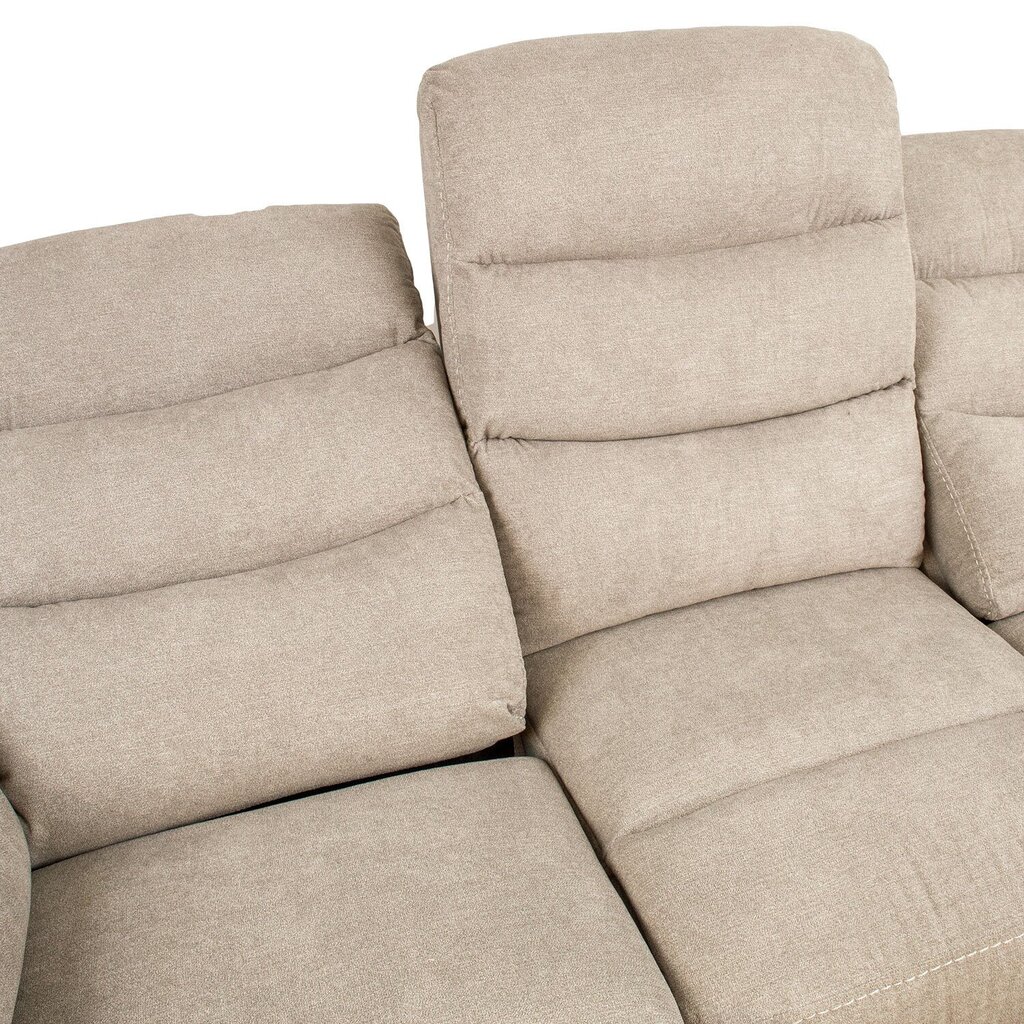 Diivan Mimi 3-kohaline 208x93xH102cm, elektriline recliner, beež цена и информация | Diivanid ja diivanvoodid | kaup24.ee