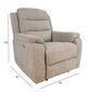 Tugitool Mimi elektriline recliner 92x93xH102cm, beež цена и информация | Tugitoolid ja tugitoolvoodid | kaup24.ee