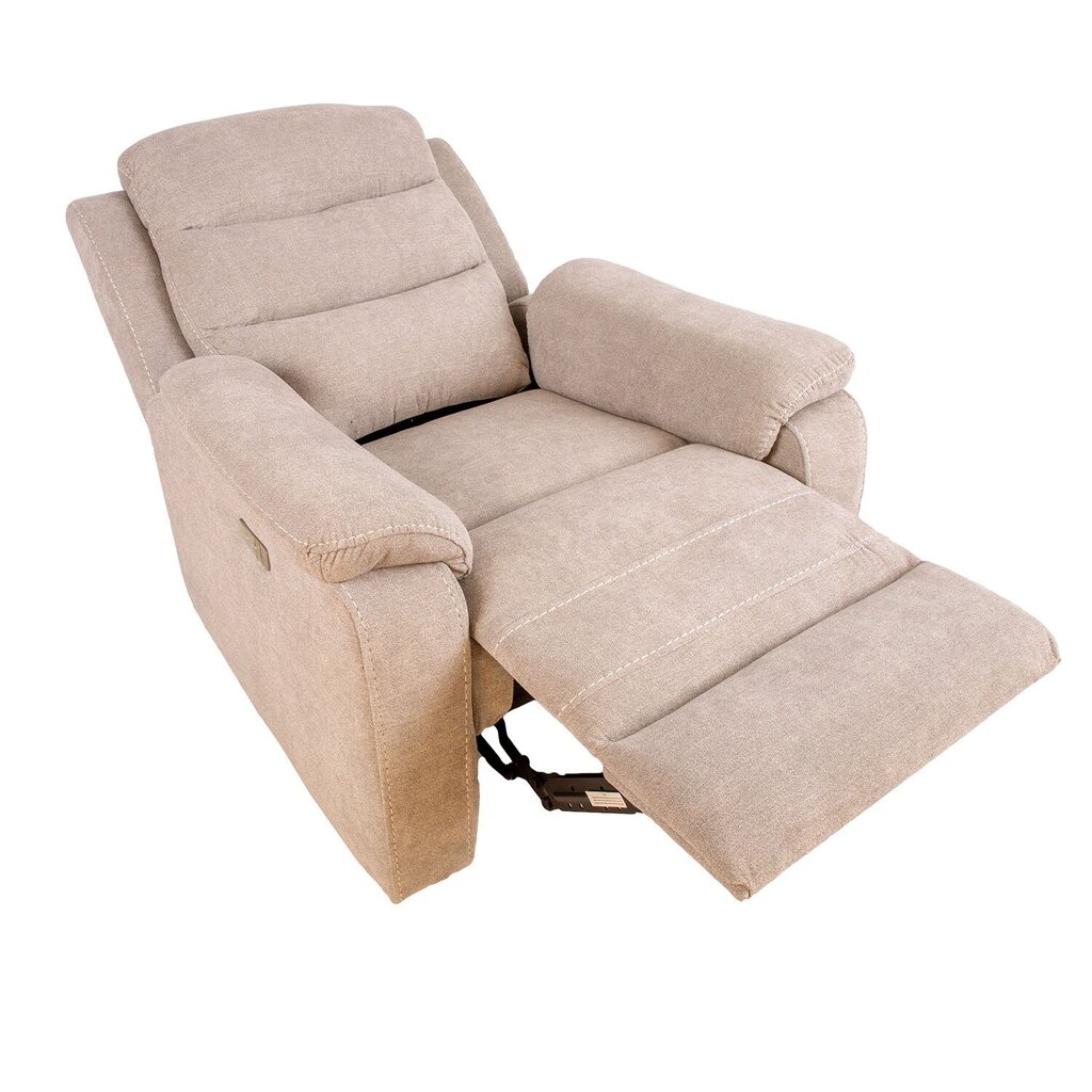 Tugitool Mimi elektriline recliner 92x93xH102cm, beež цена и информация | Tugitoolid ja tugitoolvoodid | kaup24.ee