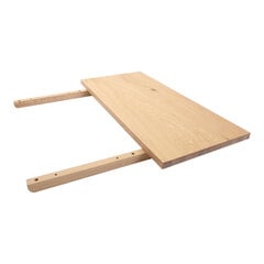 Удлинение для стола Bergen 45x95 см, натуральный шпон дуба цена и информация | Планки для столешниц | kaup24.ee