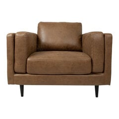Кресло LISBON 110x92xH89 см, коричневое цена и информация | Кресла в гостиную | kaup24.ee
