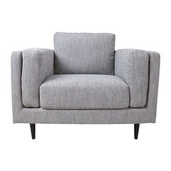 Кресло LISBON 110x92xH89 см, серое цена и информация | Кресла в гостиную | kaup24.ee