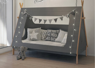Детская кровать 90x200cm, серая цена и информация | LaNatura Мебель и домашний интерьер | kaup24.ee