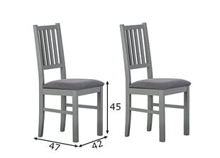 Комплект стульев Luzerna, 2шт цена и информация | Стулья для кухни и столовой | kaup24.ee