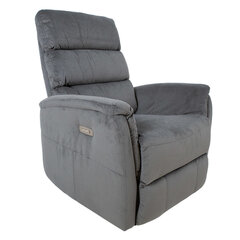 Кресло Barclay, 79x86xH105 см, с электрическим механизмом, серое цена и информация | Кресла для отдыха | kaup24.ee