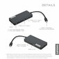 USB Jagaja Lenovo USB-C 7-in-1 hind ja info | USB jagajad, adapterid | kaup24.ee