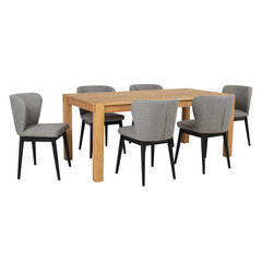 Обеденный набор CHICAGO NEW с 6 стульями цена и информация | Комплекты мебели для столовой | kaup24.ee