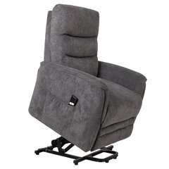 Tugitool Barclay 79x86xH105cm, elektriline lift recliner, hall hind ja info | Tugitoolid ja tugitoolvoodid | kaup24.ee