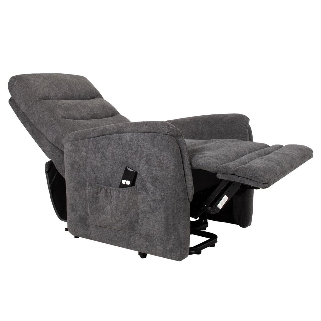 Tugitool Barclay 79x86xH105cm, elektriline lift recliner, hall цена и информация | Tugitoolid ja tugitoolvoodid | kaup24.ee