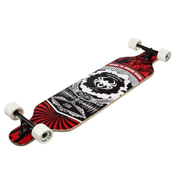 Rula Nils Extreme Longboard Spider, punane hind ja info | Rulad | kaup24.ee