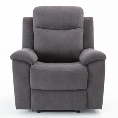 Кресло Recliner Milo, 97x69xH103 см, серый цвет цена и информация | Кресла для отдыха | kaup24.ee