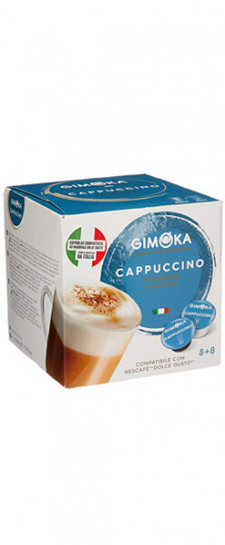 Gimoka Cappuccino - 8 + 8 капсул для кофейного аппарата Dolce Gusto®, 164 г  цена | kaup24.ee