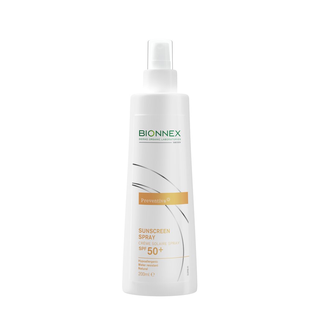 Päikesekaitsesprei näole ja kehale Bionnex Preventiva SPF 50+, 150 ml цена и информация | Päikesekreemid | kaup24.ee