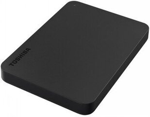 Toshiba väline kõvaketas Canvio Basics, USB-C, 1TB, must цена и информация | Жёсткие диски (SSD, HDD) | kaup24.ee