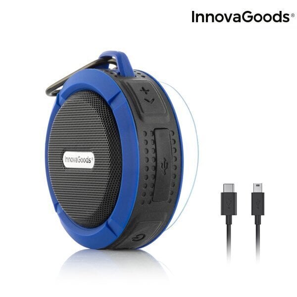 InnovaGoods DropSound, must/sinine цена и информация | Kõlarid | kaup24.ee