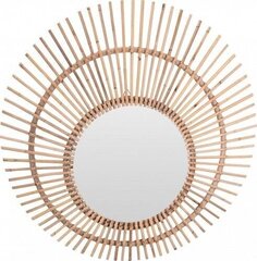 Декоративное зеркало Intesi Bilbao, коричневое цена и информация | Подвесные зеркала | kaup24.ee
