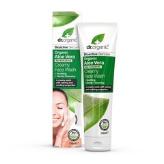 Dr. Organic Aloe Vera rahustav näopuhastuskreem 150 ml hind ja info | Näopuhastusvahendid | kaup24.ee