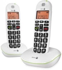 Doro PhoneEasy 100W DUO, белый цена и информация | Стационарные телефоны | kaup24.ee