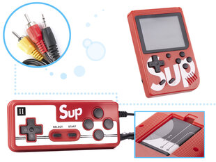 Sup Game Box konsool 400 mänguga, Punane, puldiga цена и информация | Игровые приставки | kaup24.ee