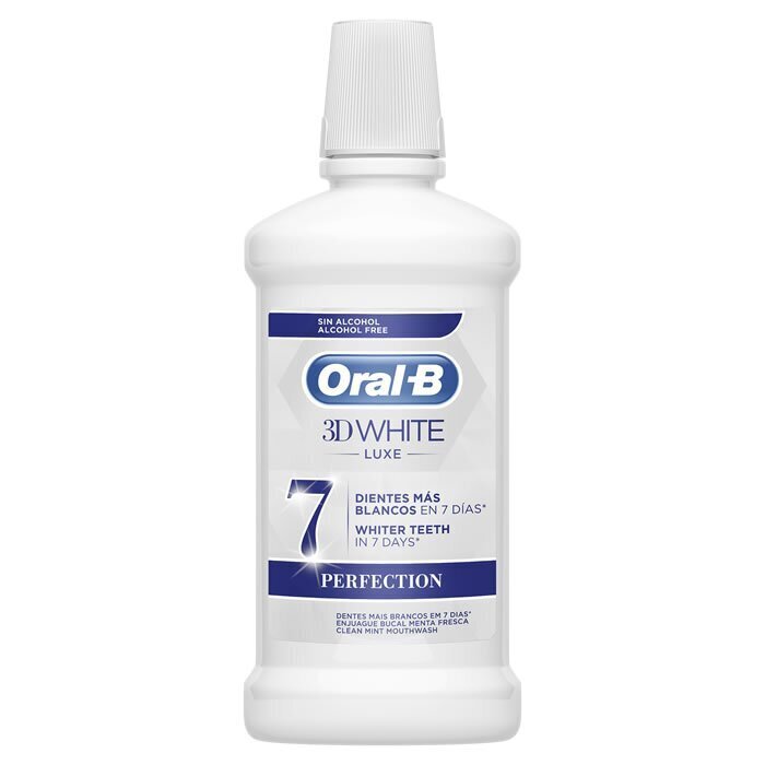 Suuloputusvesi Oral-B 3D White Luxe Perfection 500 ml hind ja info | Suuhügieen | kaup24.ee