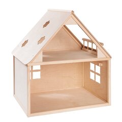 Деревянная игрушечный домик цена и информация | Игрушки для девочек | kaup24.ee