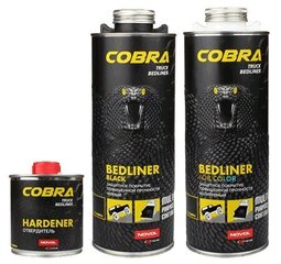Cobra Bedliner 600 ml+200 ml, must hind ja info | Autokeemia | kaup24.ee