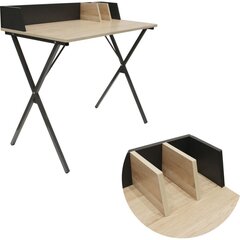 Письменный стол Intesi Brico, светло-коричневый/серый цена и информация | Компьютерные, письменные столы | kaup24.ee