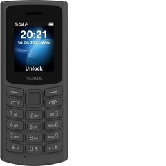 Nokia 105 DS TA-1378 Black, 1.8 , QQVGA цена и информация | Мобильные телефоны | kaup24.ee