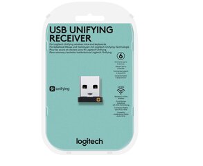 Logitech USB Unifying 910-005931, черный/серебристый цена и информация | Мыши | kaup24.ee