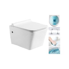 WC-pott Mexen Cube Rimless Slim aeglaselt sulguva kaanega hind ja info | WС-potid | kaup24.ee