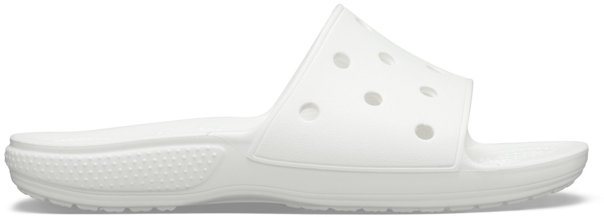 Crocs™ vabaajajalatsid CLASSIC SLIDE, valge цена и информация | Naiste plätud ja sussid | kaup24.ee