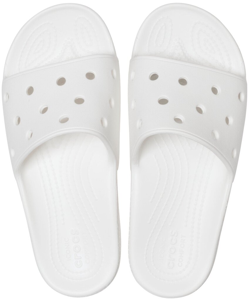 Crocs™ vabaajajalatsid CLASSIC SLIDE, valge hind ja info | Naiste plätud ja sussid | kaup24.ee