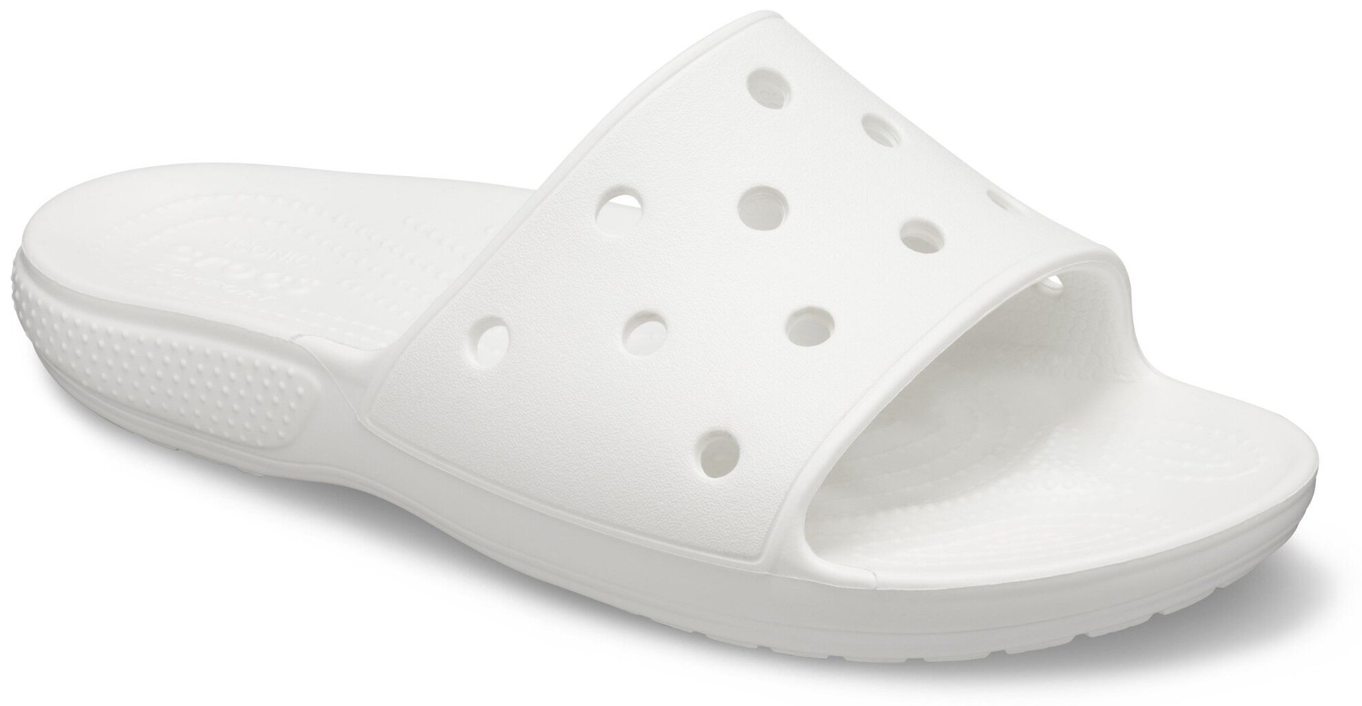 Crocs™ vabaajajalatsid CLASSIC SLIDE, valge hind ja info | Naiste plätud ja sussid | kaup24.ee