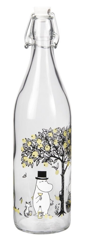 Muurla Muumi klaaspudel 1 l, Apples hind ja info | Joogipudelid | kaup24.ee