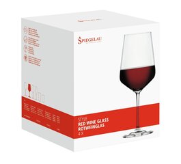 Spiegelau Style Red Wine punase veini klaas, 4 tk цена и информация | Стаканы, фужеры, кувшины | kaup24.ee