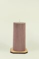 Sojavahast küünal Silinder, roosa, 7x14,5 cm, 490 g