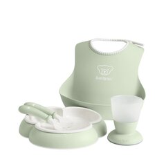 BABYBJÖRN Nõude komplekt Powder green 070061 hind ja info | Laste sööginõud | kaup24.ee