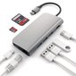 USB-C jagaja Multi-port 4K ja Ethernet Satechi цена и информация | USB jagajad, adapterid | kaup24.ee