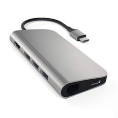 USB-C jagaja Multi-port 4K ja Ethernet Satechi цена и информация | Адаптеры и USB-hub | kaup24.ee