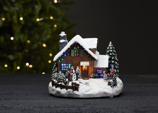 Светящаяся рождественская декорация Домик цена и информация | Home4You Подарки, праздничная атрибутика | kaup24.ee